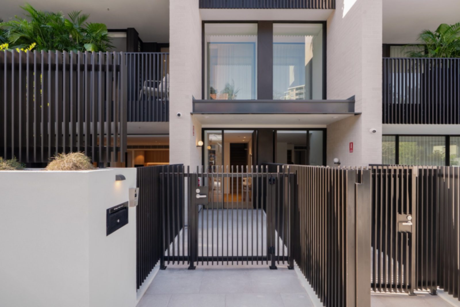 Secure gated entrance