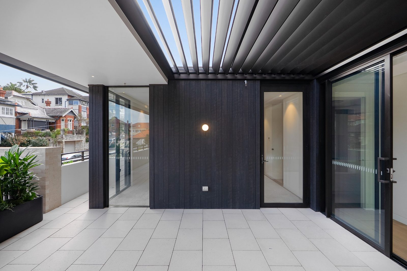 Private terrace entrance
