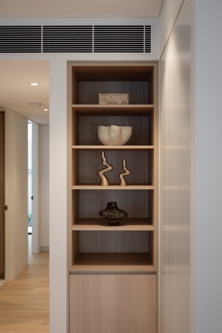 Curated interior decor detail